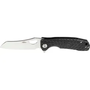 Складной нож Honey Badger Wharncleaver — сталь 14C28N, средний, черная рукоять