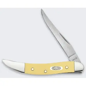Складной нож LionSteel Knives Case Small Texas Toothpick SS желтый