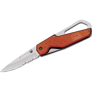Складной нож Buck Knives SHORT APPROACH ORANGE 752ORX — компактный карманный клинок, оранжевая рукоять