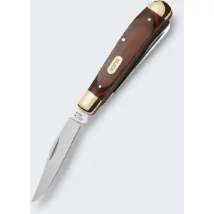 Salokāmais nazis Fox Knives 382 Trapper Woodgrain — Trapper tipa kabatas nazis ar diviem asmeņiem un koka raksta rokturi