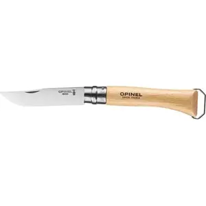 Нож складной Opinel Inox с штопором и открывалкой, лезвие из нержавеющей стали, модель 002613