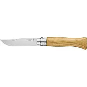 Folding pocket knife Opinel Oak 09 — Opinel model 09 with oak handle, stainless steel blade