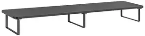 Monitor stand No name ErgoWork Long Haul, black — adjustable monitor riser STB-111-03
