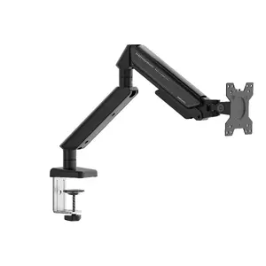 Anda Seat Stealth II Desk Monitor Mount Black for up to 32" Screens with Clamp and Bolt-through Mounting