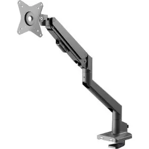 Monitor arm GOOBAY RB70813 single with gas spring, black — adjustable single-screen mount