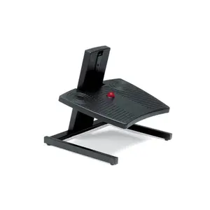 Footrest BakkerElkhuizen Footform Dual — aluminium/plastic/rubber, 390×430×450 mm, max load 57 kg, black