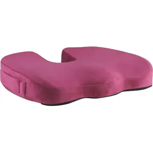 Orthopedic Pillow Powerton WPEUS2R — memory foam, ergonomic shape, pressure-resistant plastic tip, red satin cover