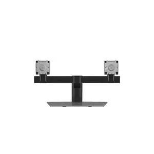Dell Pro Dual Monitor Stand MDS19 — dual monitor mount, supports 19"–27", max 6 kg per arm, VESA 100×100, height adjustable, tilt -5–24°, swivel -10–15°