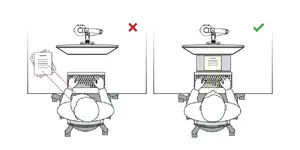 Ergonomic relief for neck and eyes image