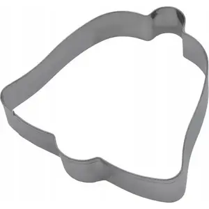 Cookie Cutter Bell Brunbeste BB-3044 — metal bell-shaped cutter for cookies and gingerbread