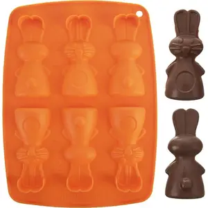 Silicone Baking Mold ORION — bunny shapes for cookies and pralines, food-grade silicone