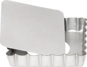 Patisse quiche tin Mini 10 cm, stainless steel, removable base