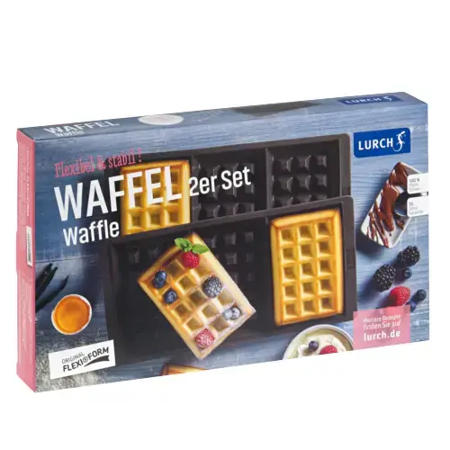 Waffle mould Lurch 00085084, silicone rectangular Photo 5
