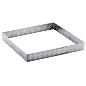 Cake ring de buyer 3099.22 — stainless steel square 200×200×20 mm
