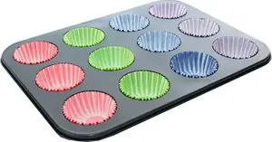 Bakeware ORION muffin pan for 12 muffins with universal paper liners