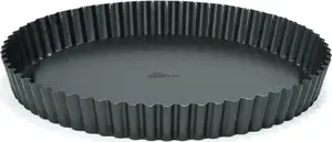 Patisse cake ring base 24 cm, stainless steel, grey finish
