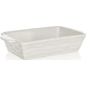 Baking Dish BANQUET 30×17 cm White ceramic ovenproof rectangular