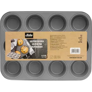 Cookie cutter set Maku Forma do ciastek, 12 pieces — metal baking cutters for shaped cookies