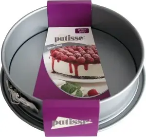 Springform cake pan Patisse 18 cm with removable collar, silver finish