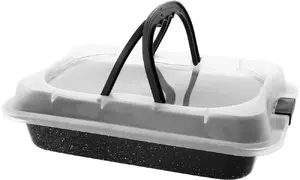 Baking Pan with Lid Brunbeste BB-2540, 36×24×5 cm, non-stick coating