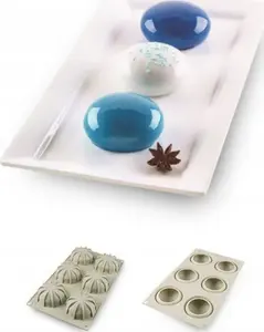 Silikomart silicone muffin pan SIL-SF234, non-stick silicone mold for 12 muffins