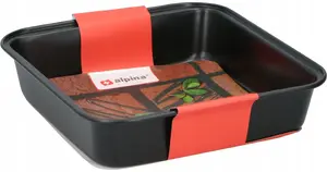 Baking pan (square) ALPINA 23×22×5 cm with non-stick coating