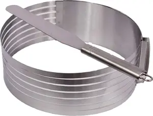 Adjustable Springform Cake Pan with Built-in Slice Cutter Brunbeste 1161