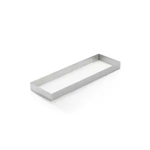 Tart mould de Buyer D-3099-32 rectangular stainless steel 83×249 mm