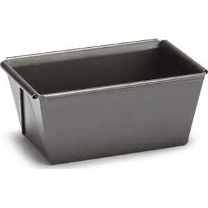 Loaf Pan Patisse 10 x 7 cm, dark gray steel