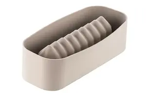 Silicone Bûche Sapin mould by ORION (Silikomart) — Beige, 250×89×87 mm, 1 pc