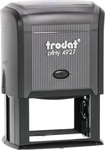 Печать Trodat Printy 4927 самонабивающаяся 60×40 мм черные чернила