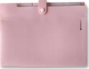 Document folder Penmate model AB927TT with 5 pockets A4 polypropylene pastel orange