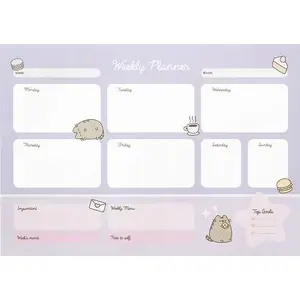 Weekly Planner Pusheen Moments A3 — 54 pages, weekly layout
