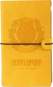 Leather Travel Notebook Hufflepuff 12 x 19.6 cm – Harry Potter brand