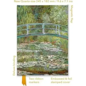 Notebook paperblanks Notatnik quatro linia TW 'Most nad stawem z liliami' – lined quarto hardcover, 9781804177563