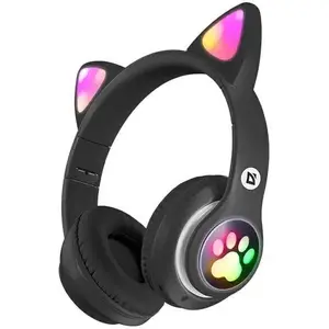 Bezvadu Bluetooth austiņas DEFENDER Freemotion B585 ar LED indikātoru, melnas