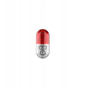 Wired-free in-ear headphones Moondrop Pill — red, Bluetooth, AI ENC, Hi‑Fi sound