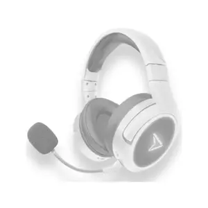 Наушники HP Steelplay Impulse — накладные (circumaural) игровые, проводные и Bluetooth, 20–20 000 Гц, дальность 10 м, кабель 2 м, 305 г, светло‑серые/белые