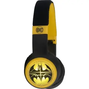 Uz auss Bluetooth austiņas No name — Batman ar izgaismotu logotipu, bezvadu/ ar vadu, uzlādējamas