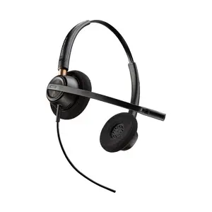 Austiņas HP EncorePro 520 Binaural — vadu, supraaurālās, 20–10000 Hz, kabelis 0,785 m, melnas