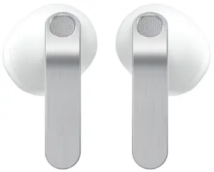 Austiņas Samsung Galaxy Buds4 — bezvadu iekškanāla austiņas zvaniem un mūzikai, Bluetooth, baltas
