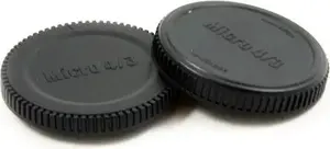 Lens and Body Cap Set JJC for Olympus / Panasonic Micro Four Thirds (Micro 4/3)