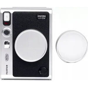 Protective Lens Cap LoveInstant for Fujifilm Instax Mini Evo — silver