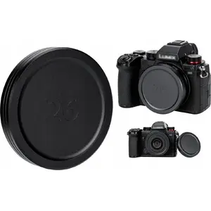 Lens Cap JJC for Panasonic Lumix S 26mm f/8 S-R26 — Replacement protective cover