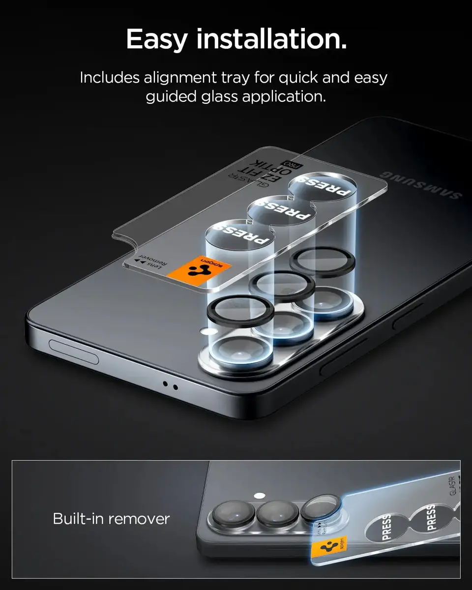 Spigen GLAS.tR EZ Fit Optik Pro HD — защита камеры Photo 4