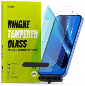 Screen protector Ringke tempered glass 2-pack for Google Pixel 10a, clear
