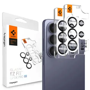 Защитное стекло для камеры Spigen GLAS.tR EZ Fit Optik Pro HD для Galaxy S26 Ultra, черное, 2 шт.