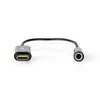 Nedis CCBW65950BK015 audio kabelis 3,5 mm–USB‑C 0,15 m Photo 2