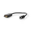 Nedis CCBW65950BK015 audio kabelis 3,5 mm–USB‑C 0,15 m Photo 4
