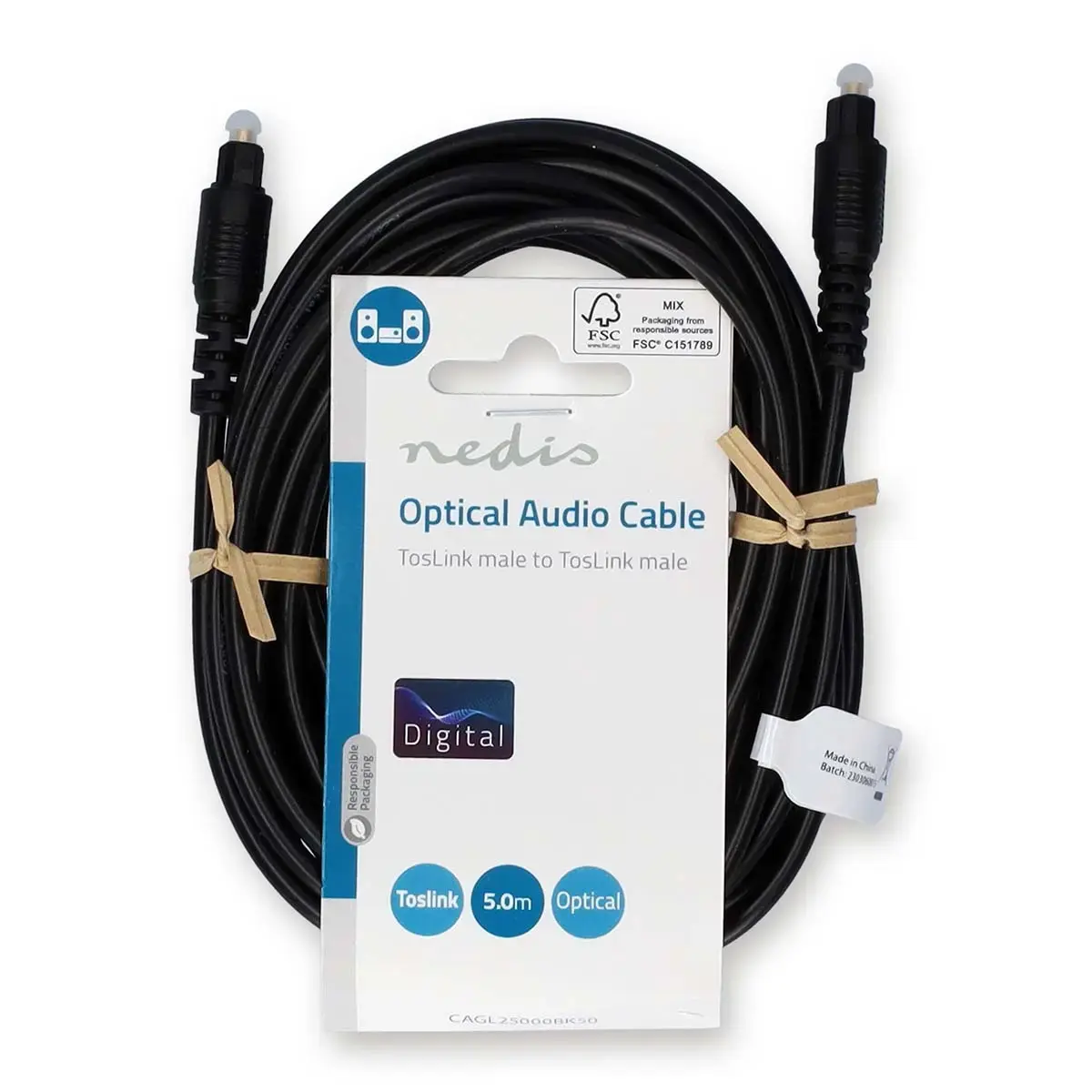 Nedis CAGL25000BK50 TOSLINK кабель 5 м Photo 3